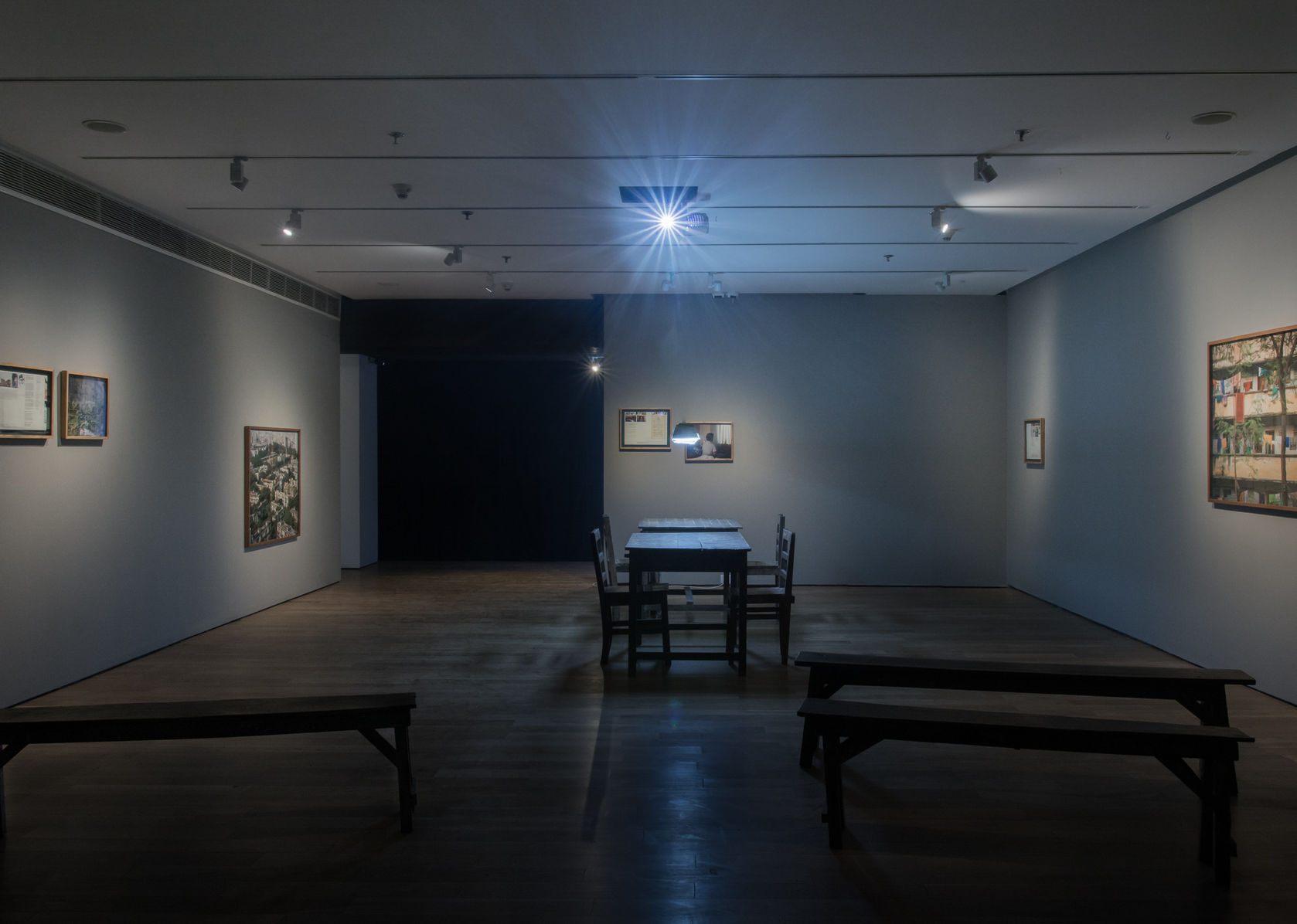 Installation view of Age of Saturn