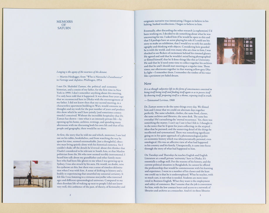 Memoirs of Saturn publication