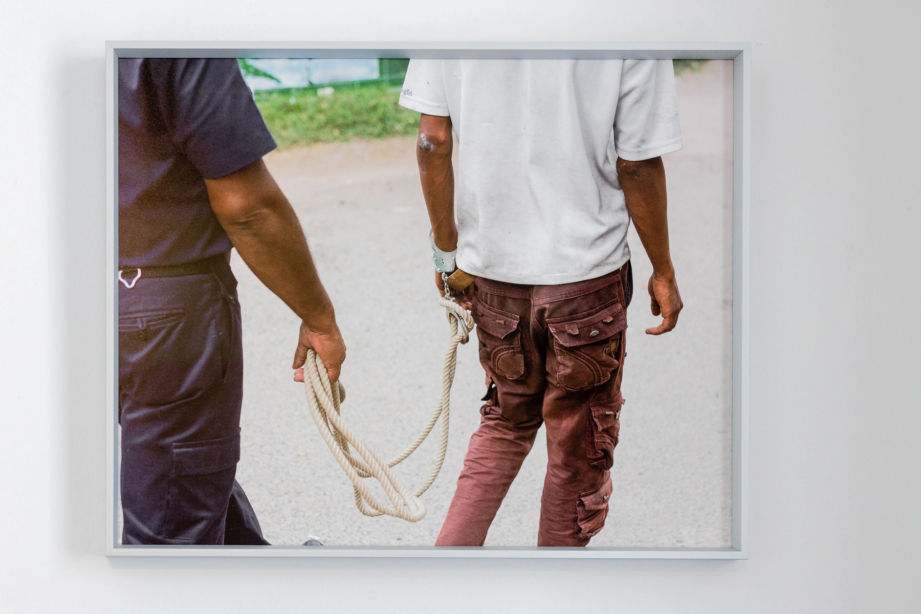 Framed photograph titled Rope and Chains