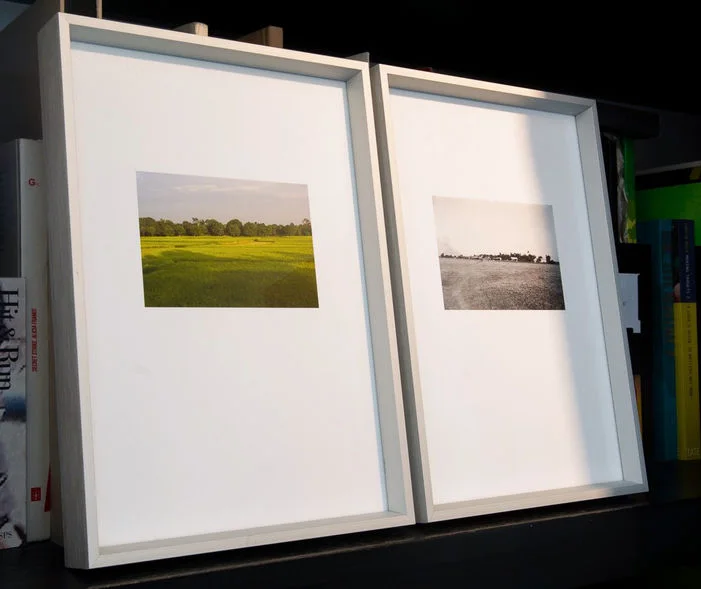 Framed photograph titled Rope and Chains