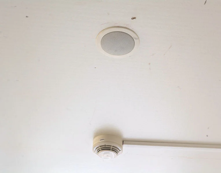 Ceiling-mounted radio speaker