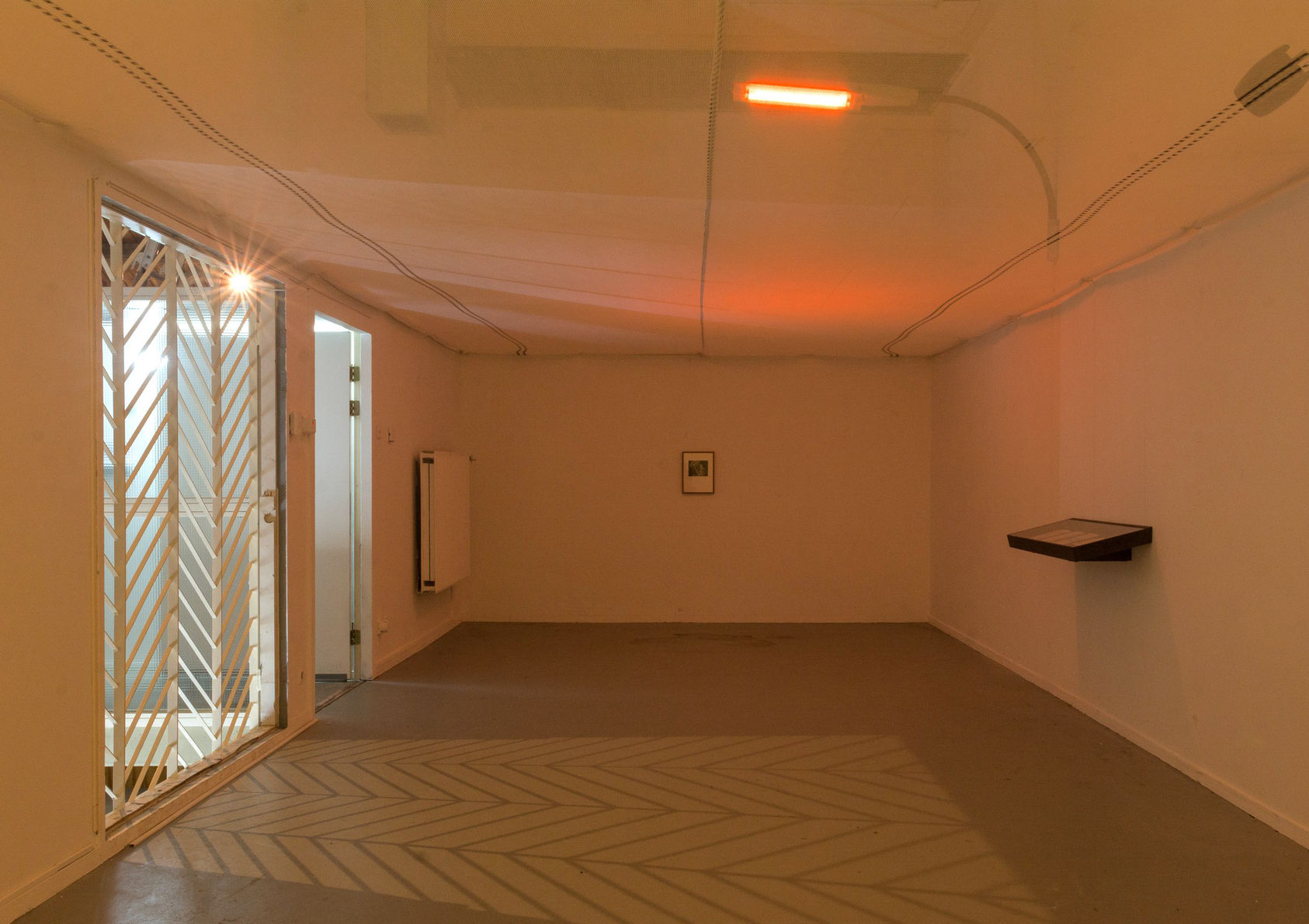 Installation view of the second floor