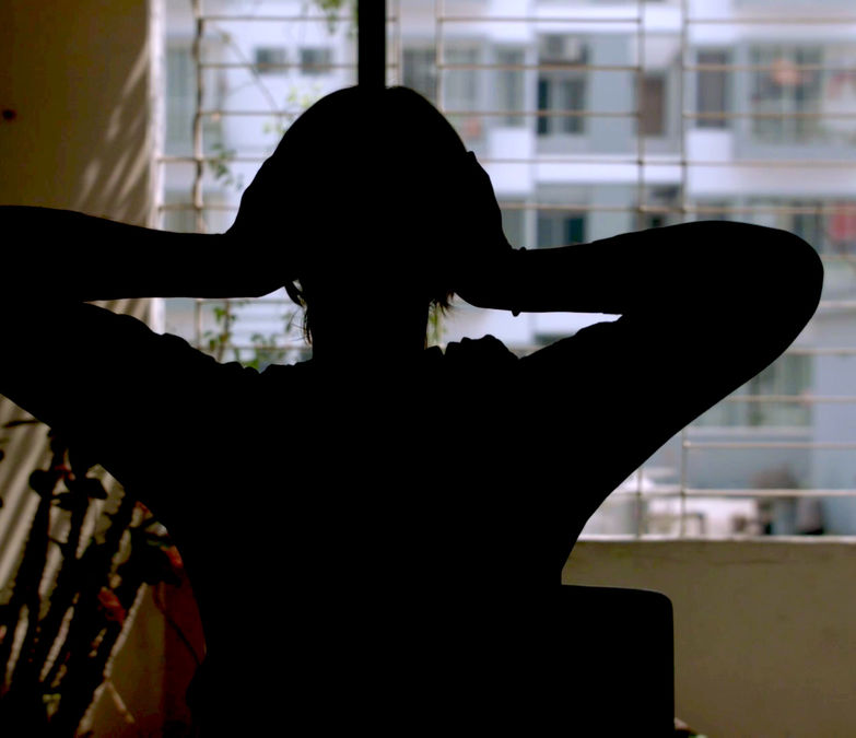 Film still from Janus Tussle showing a museum interior