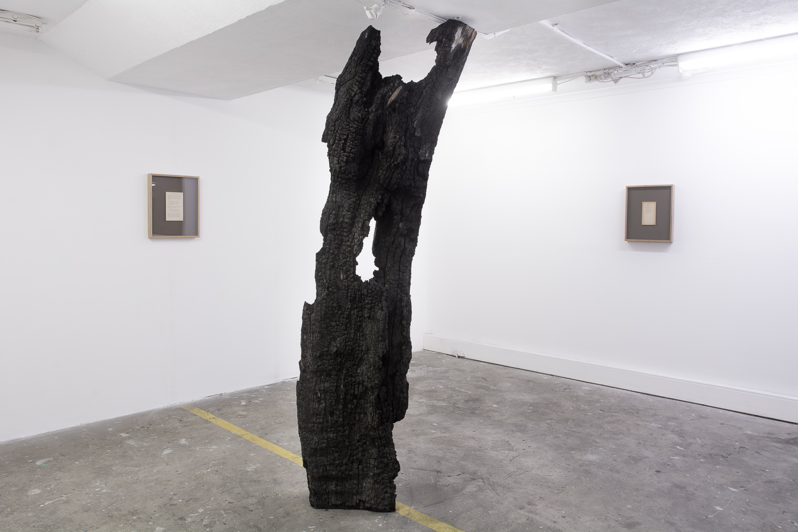 Installation view of Means across a Sydney car park