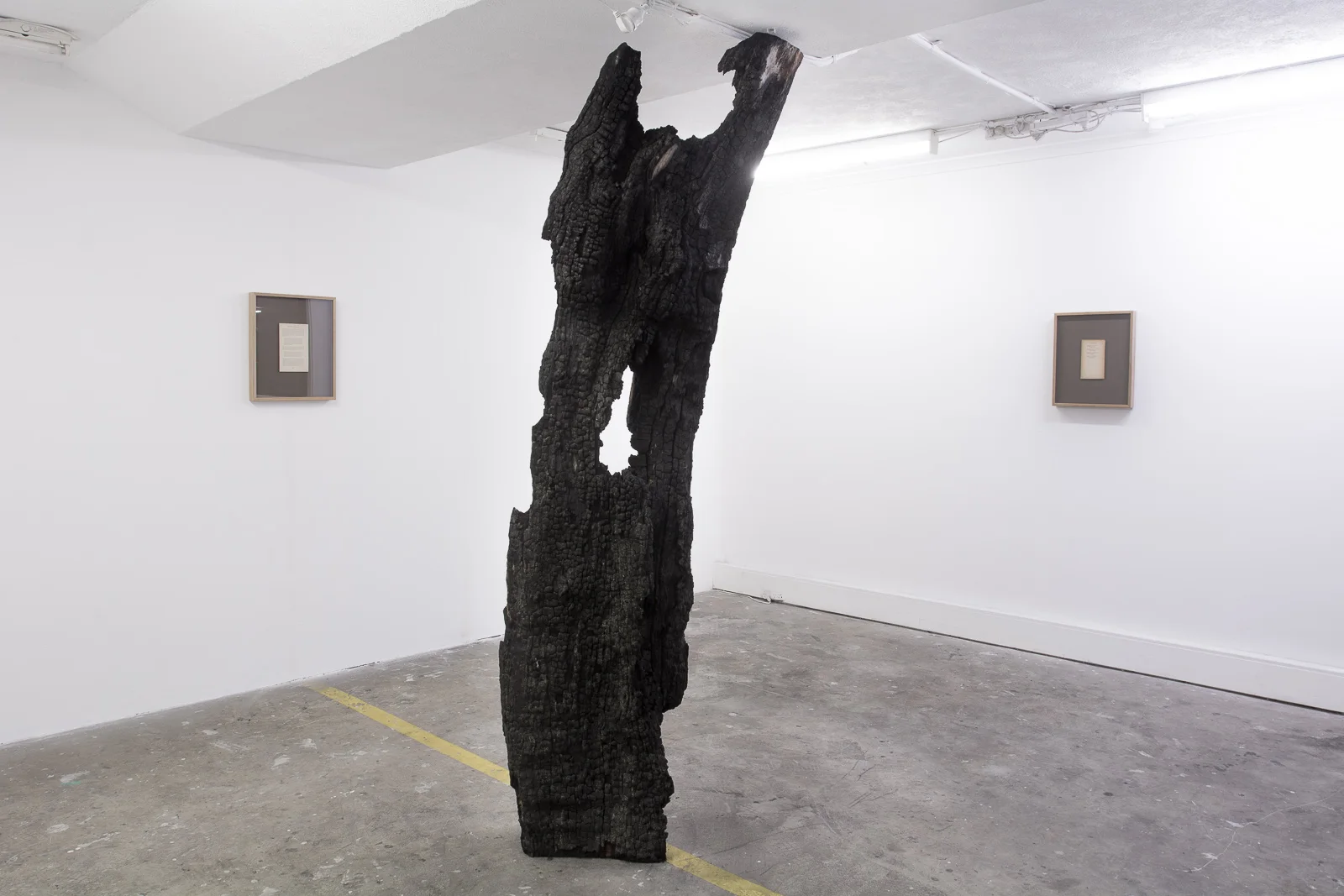 Installation view of Means across a Sydney car park