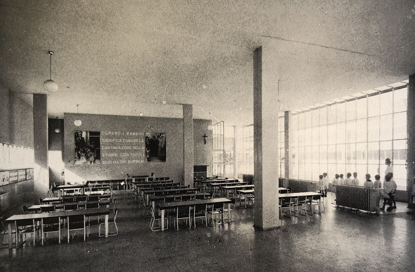 Colour archival photograph of the Asilo Sant’Elia