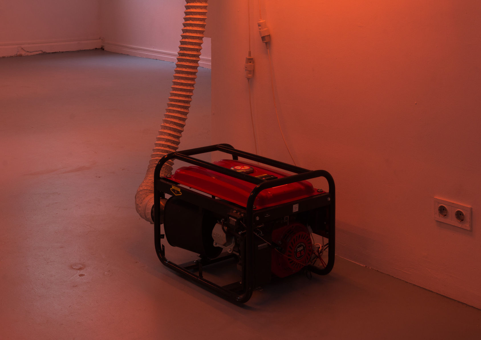 Diesel generator forming part of the installation